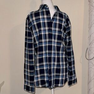 Express men's plaid button down shirt size m/m 15-15.5